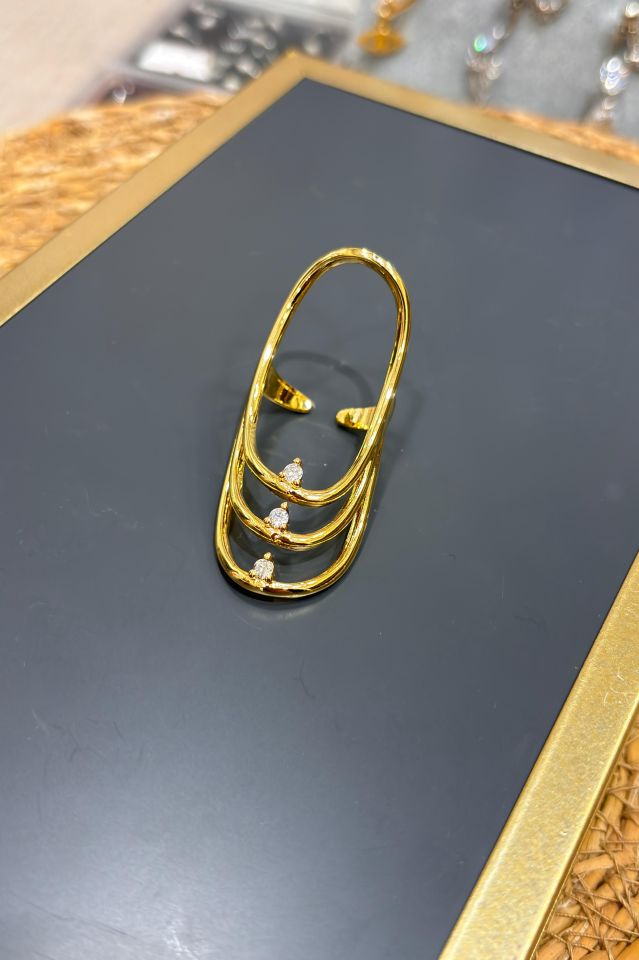 Uzun Eklem Üzeri Ayarlanabilir Modern Tasarım Yüzük